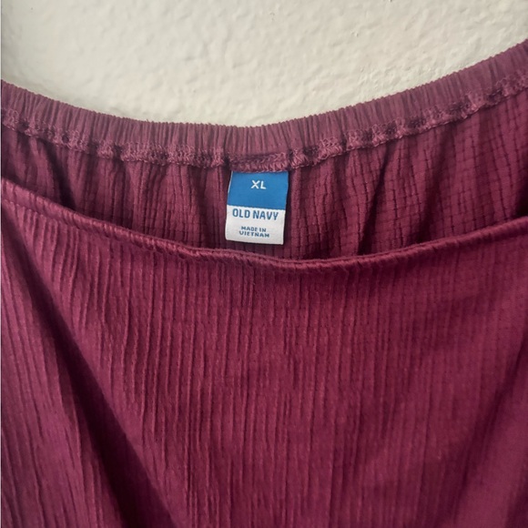 Old Navy Maroon Blouse XL - Picture 2 of 2